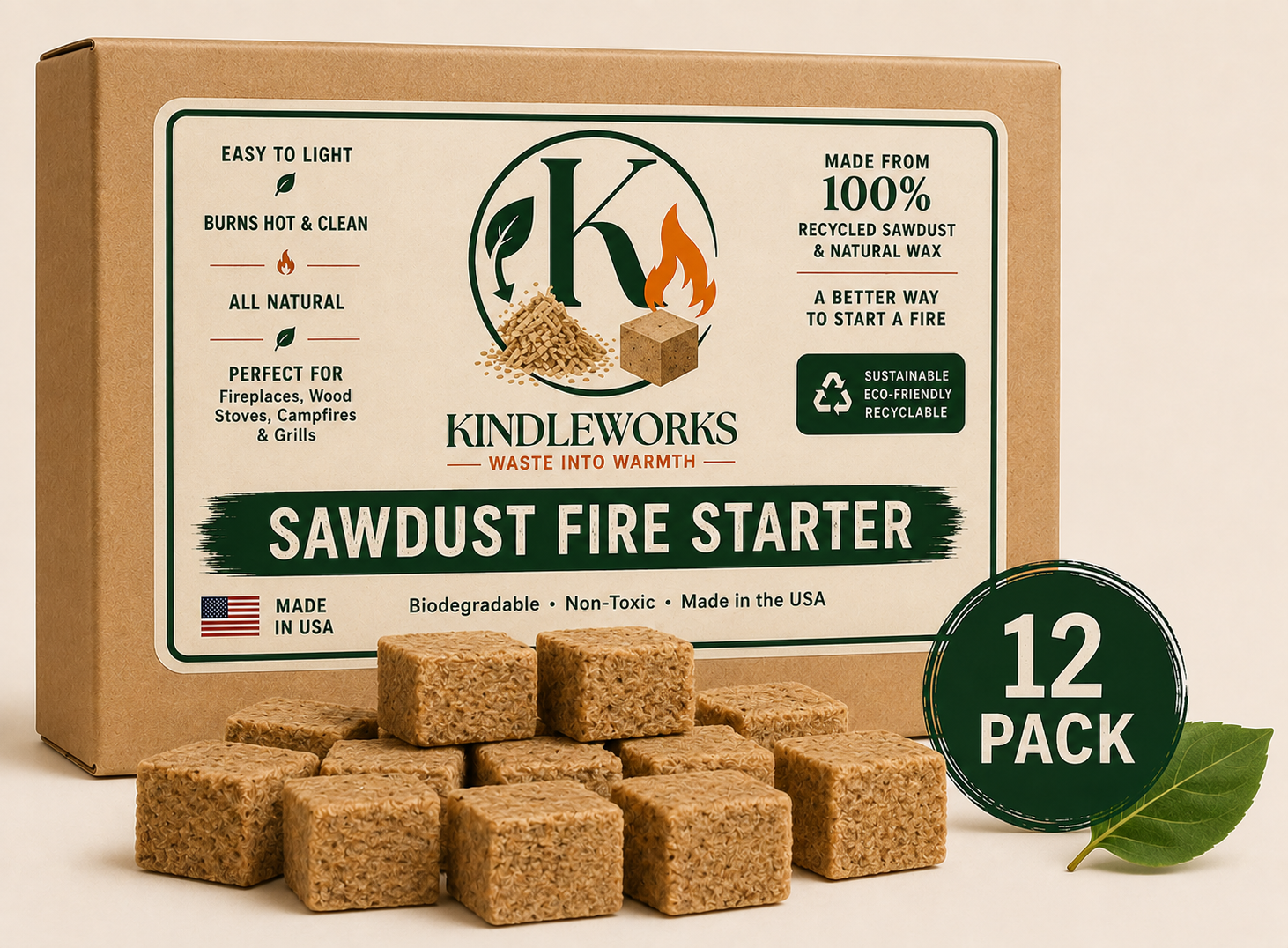 🔥12 Pack Fire Starter